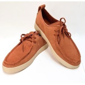 Everlane Suede Moc Toe  Brown Size 10 Men NWOB Casual Lace Up Shoes